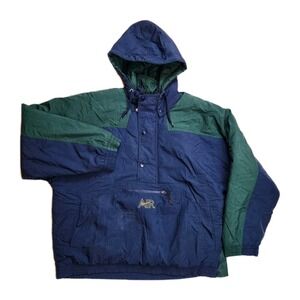 Vintage 90s Nike Air Mens Medium Insulated Puffer Anorak Pullover Jacket Hooded